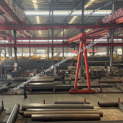 Prefabricated Tubular Steel Columns with AS4100 and EN 1090 Compliance – NDT Tested for Global Building Projects