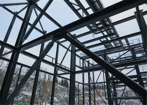 Q355b Structural Steel Frame Construction House En 1090-2 Europe